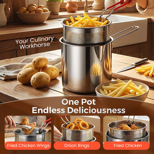 Stainless steel fryer photo 2
