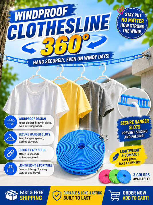 Windproof Clothsline