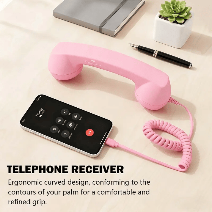 Combiné téléphonique rétro USB-C