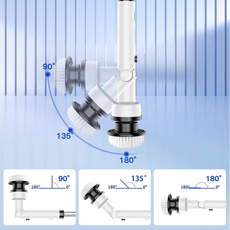Cleaning brush bathroom shower use